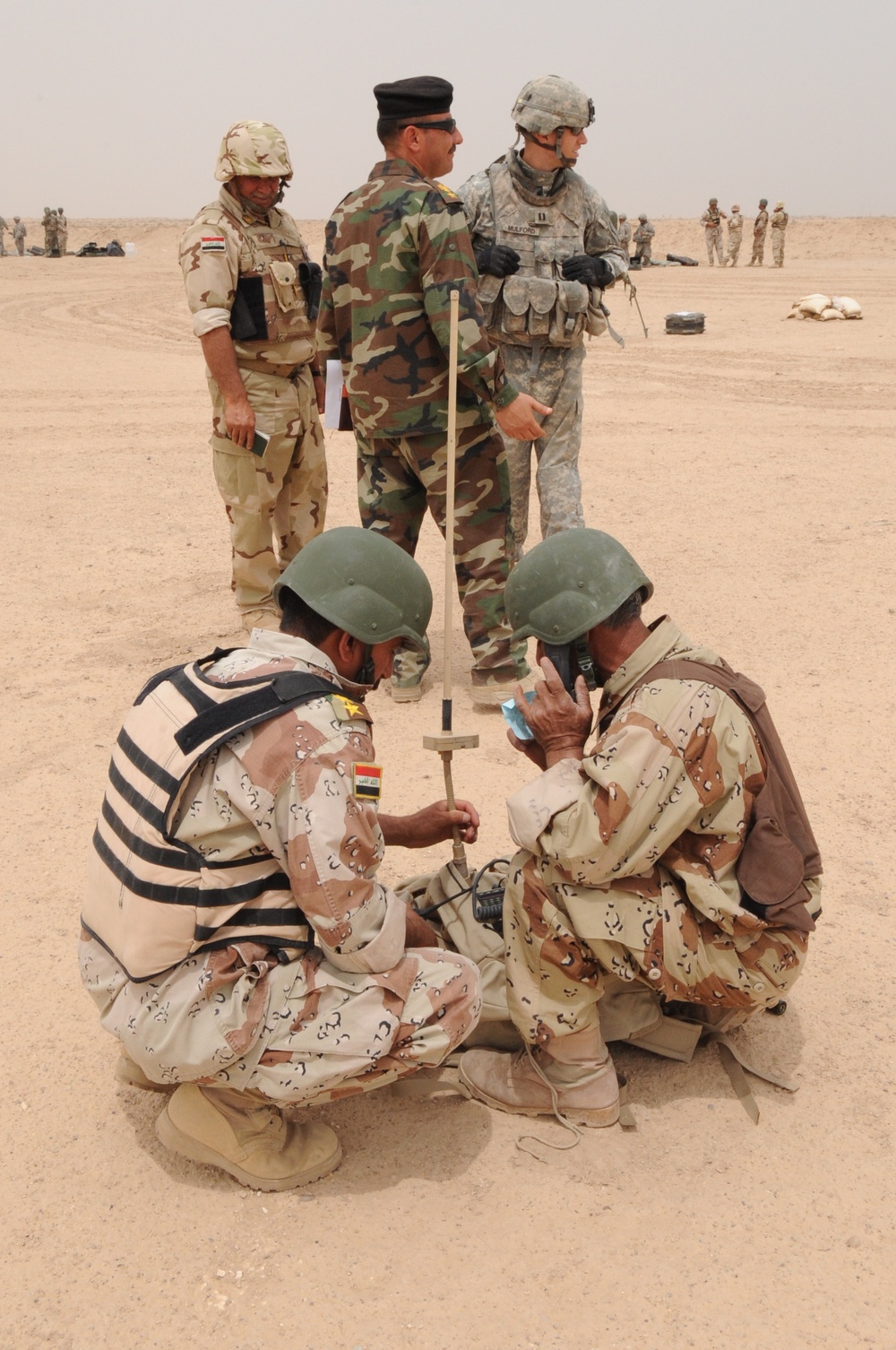 Mortar Training in Baghdad, Iraq