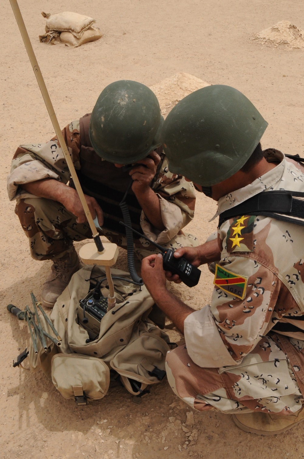 Mortar Training in Baghdad, Iraq