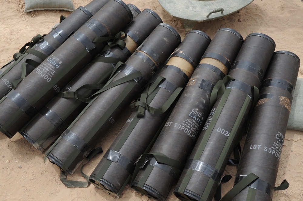 Mortar Training in Baghdad, Iraq