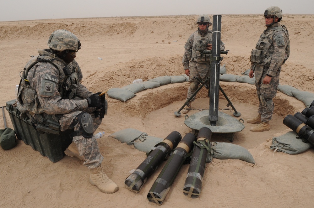 Mortar Training in Baghdad, Iraq