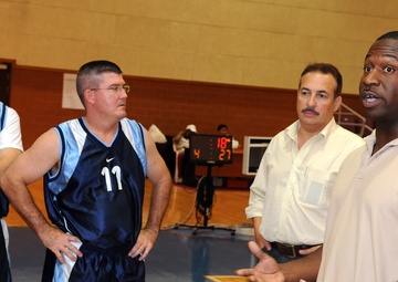 Troops Compete in Qatar Military Basketball Tournament