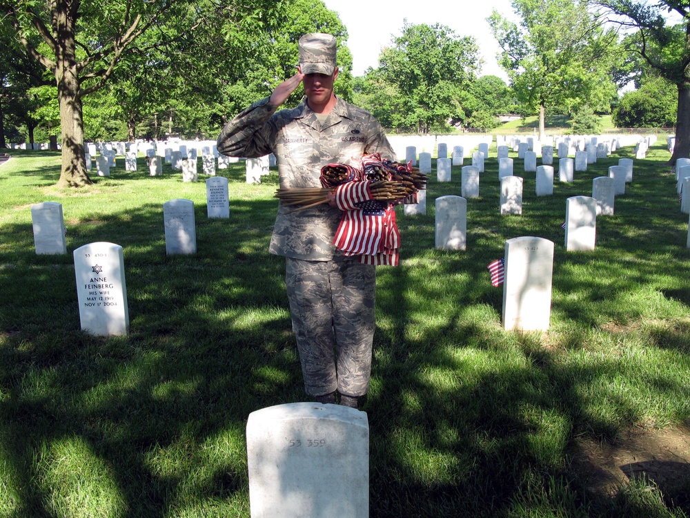 Arlington 'Flags In' Tribute Begins Memorial Day Commemoration