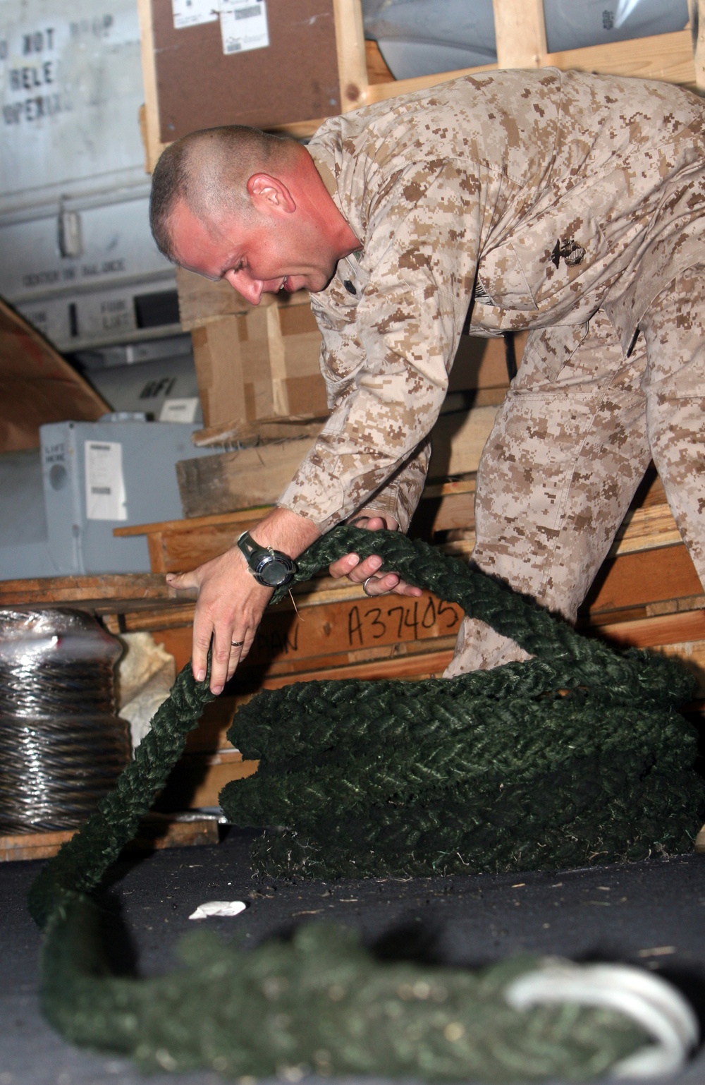 22nd Marine Expeditionary Unit Tactical Recovery of Aircraft and Personnel Team Trains in the Mid-Atlantic