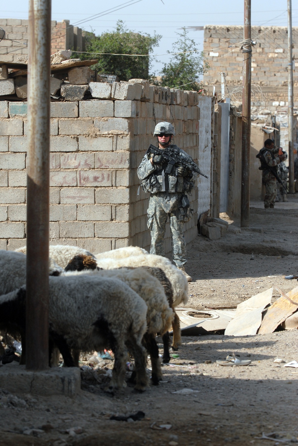 Patrol in Abu Ghraib