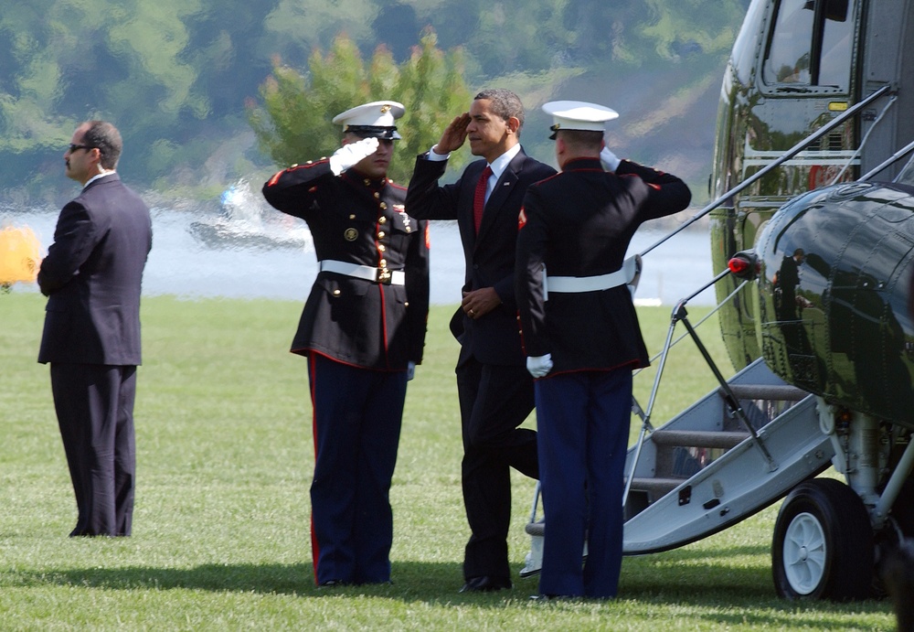 President Barack Obama Delivers Commencement Speech