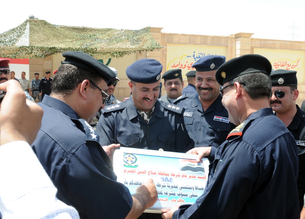 Iraqi Police prove ready to assume security responsibility during validation ceremony
