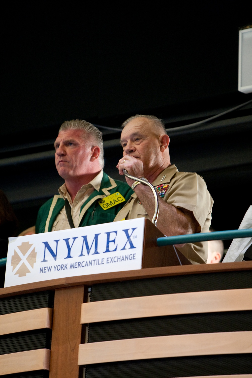 Marines visit New York Mercantile Exchange