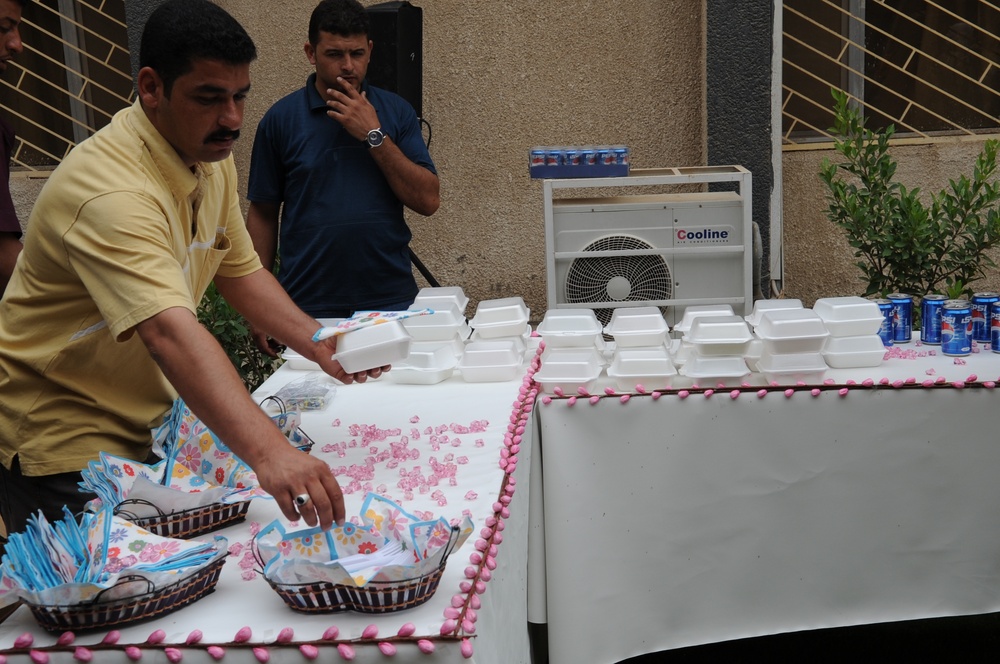 Ceremony for renovations to the Alwaiya Maternity Hospital in Muhallah 902