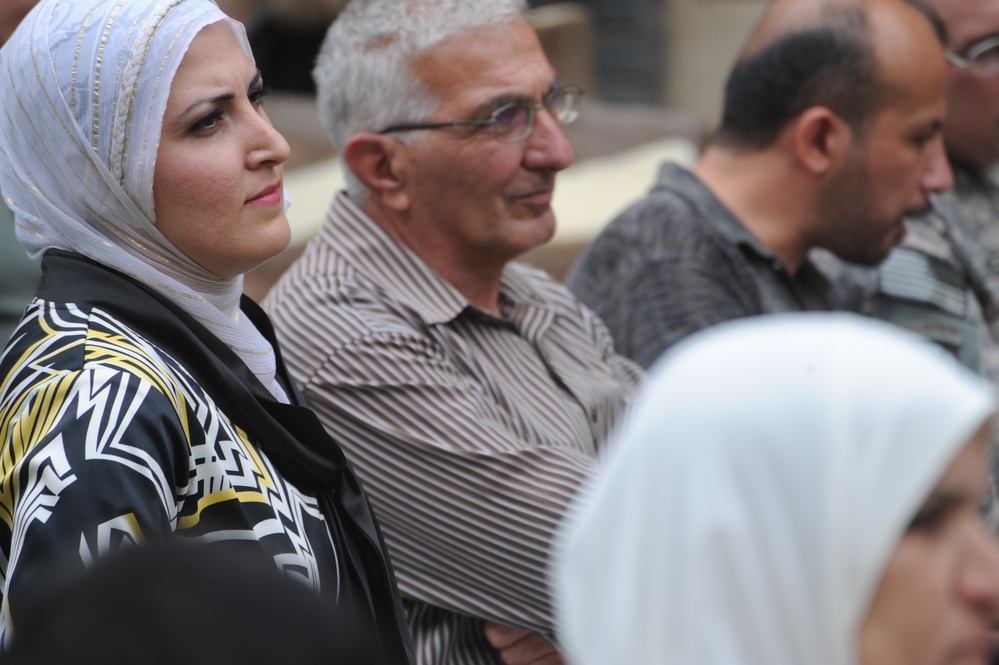 Ceremony for renovations to the Alwaiya Maternity Hospital in Muhallah 902