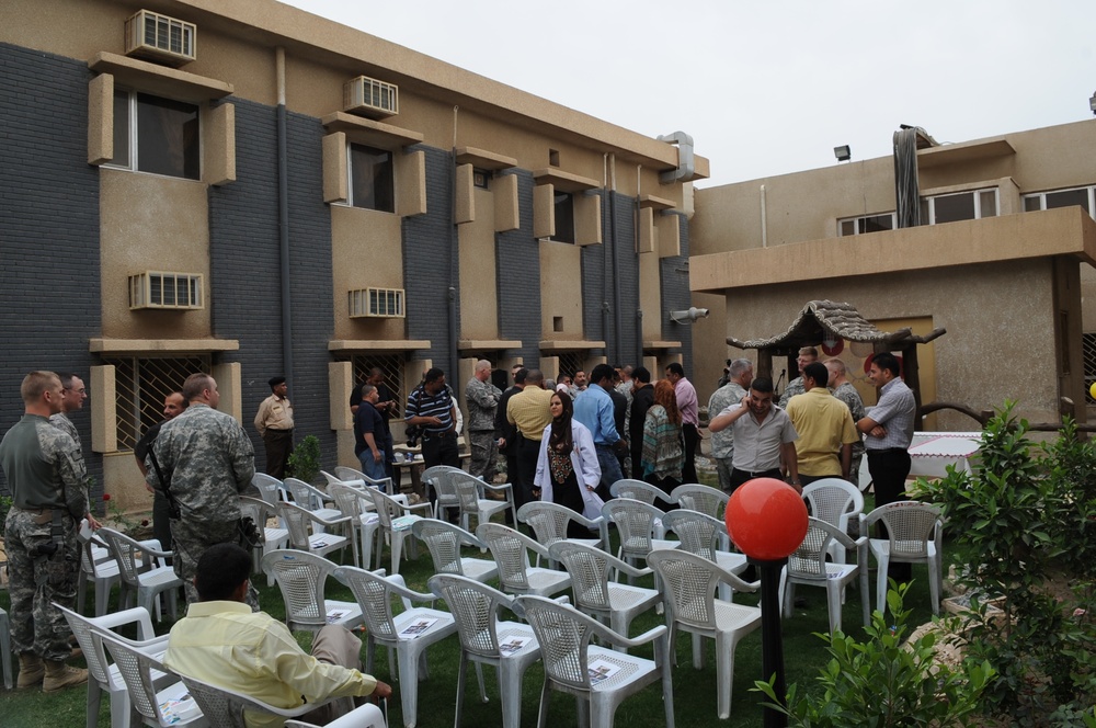 Ceremony for renovations to the Alwaiya Maternity Hospital in Muhallah 902