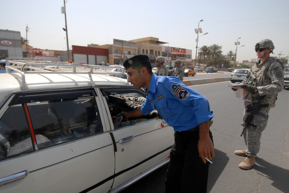 Iraqi Police Station visit in Baghdad, Iraq