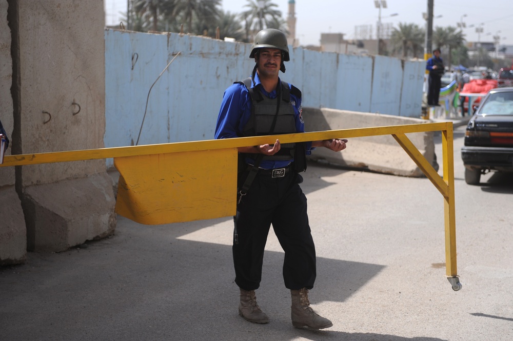 Iraqi Police Station visit in Baghdad, Iraq