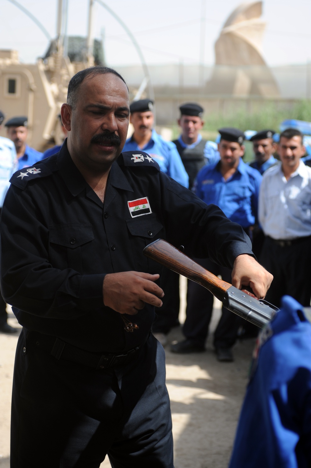 Iraqi Police Station visit in Baghdad, Iraq