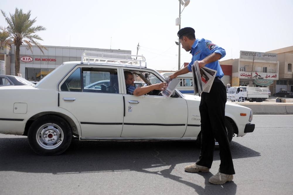 Iraqi Police Station visit in Baghdad, Iraq