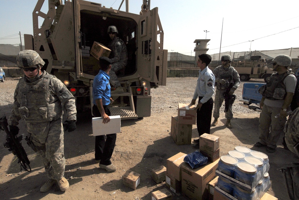 Iraqi Police Station visit in Baghdad, Iraq