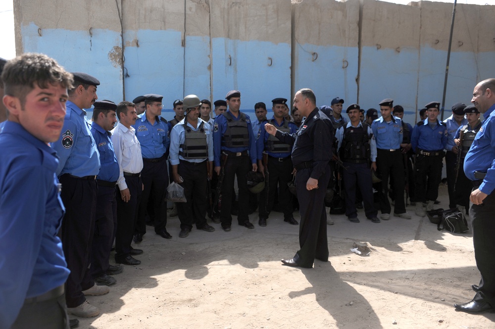 Iraqi Police Station visit in Baghdad, Iraq