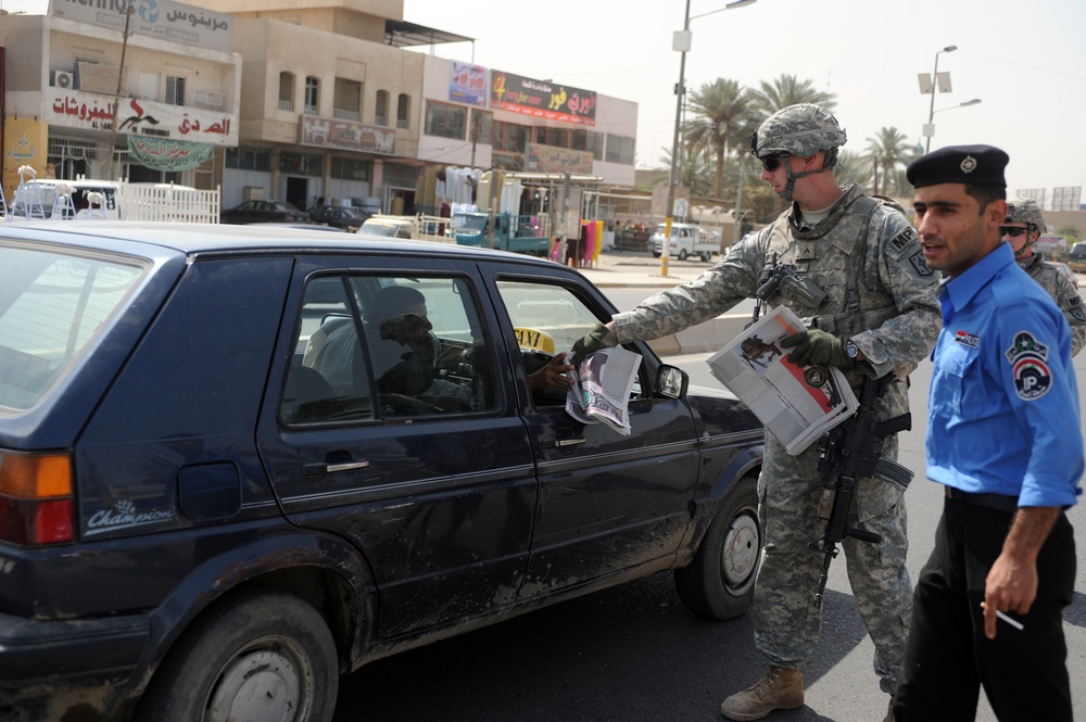 Iraqi Police Station visit in Baghdad, Iraq