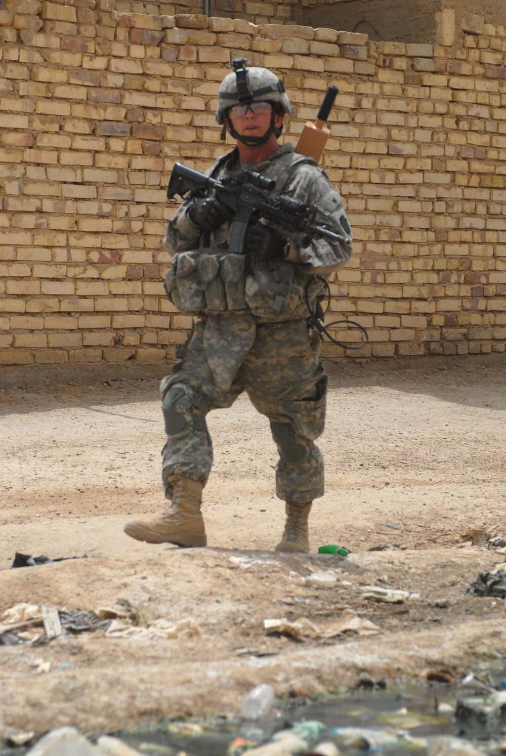 Patrol in Abu Ghraib, Iraq