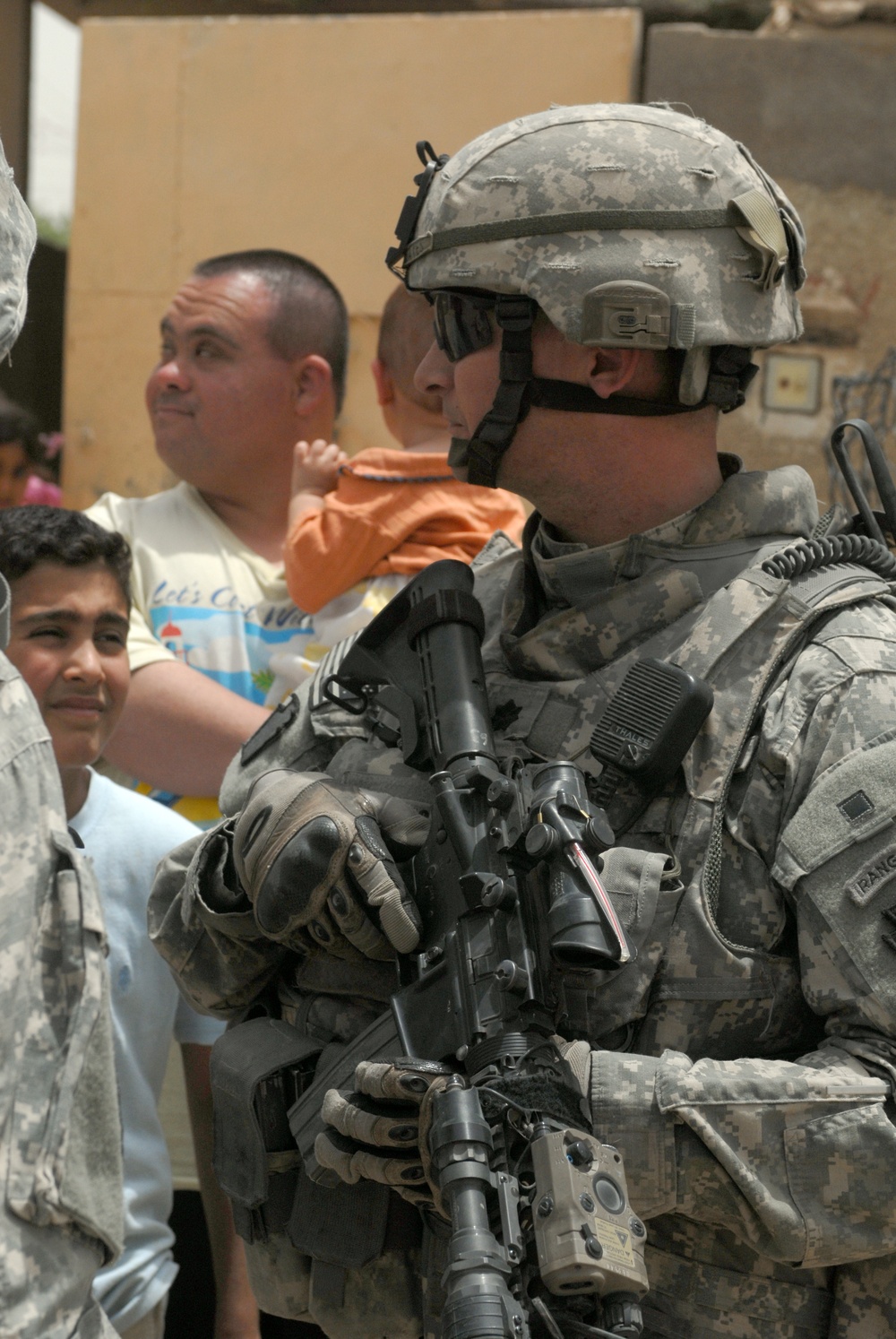 Patrol in Abu Ghraib, Iraq