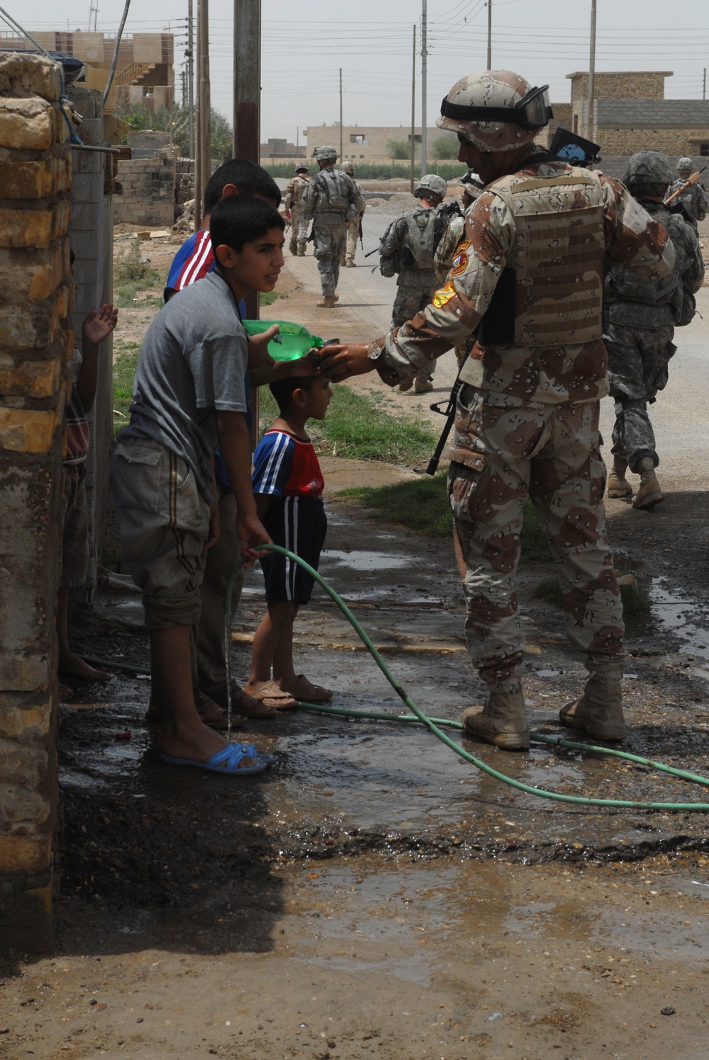 Patrol in Abu Ghraib, Iraq