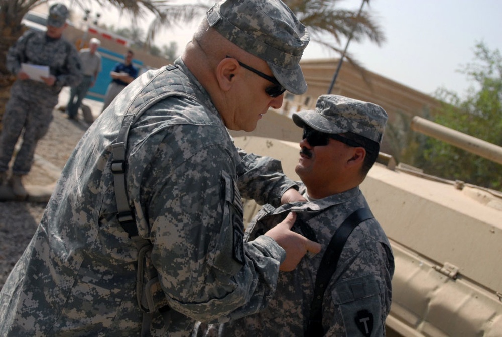 Texas Guardsman receives second Combat Infantryman Badge