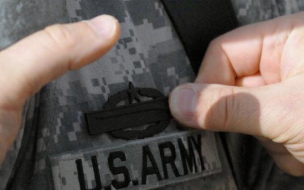 Texas Guardsman receives second Combat Infantryman Badge