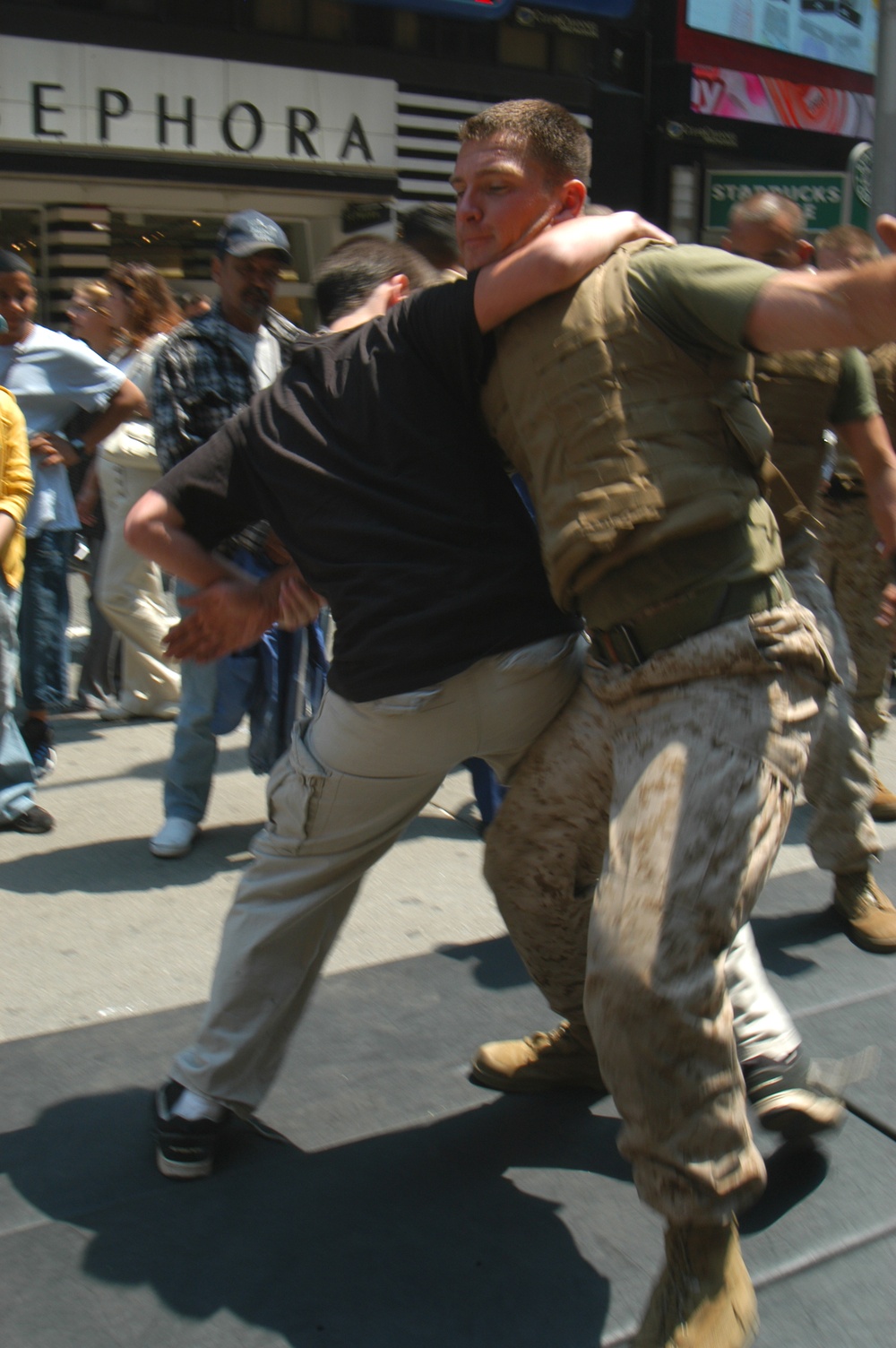 Marine Day celebrations in Times Square