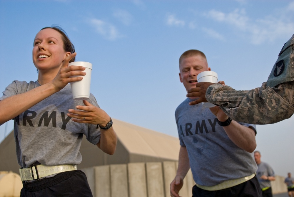 Soldiers organize sister marathon in Iraq