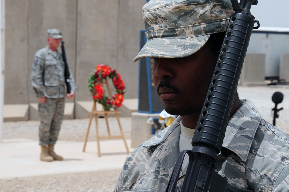 Memorial Day Ceremony from Ali Base