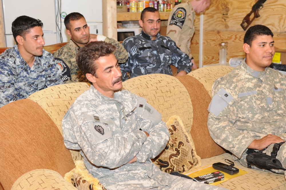 Combat Lifesaver Course given to the Iraqi Police Counter Explosive Team in Tikrit, Iraq