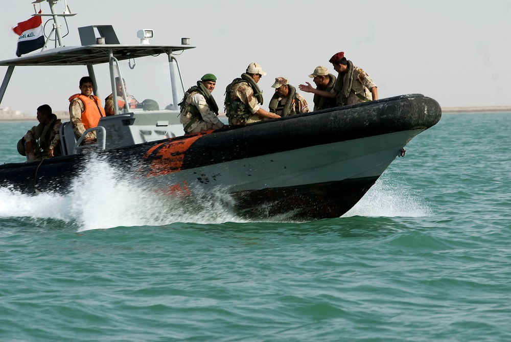 Naval school at Umm Qasr in Basra