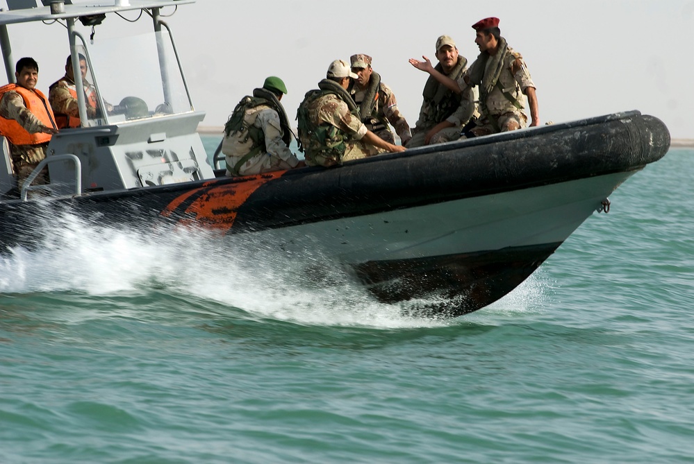 Naval school at Umm Qasr in Basra