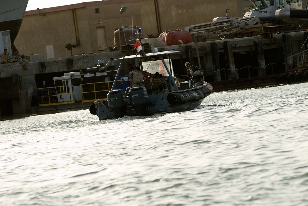 Naval school at Umm Qasr in Basra