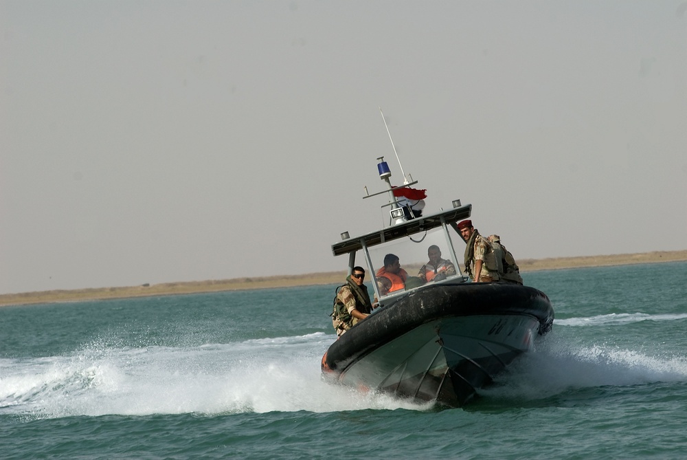 Naval school at Umm Qasr in Basra