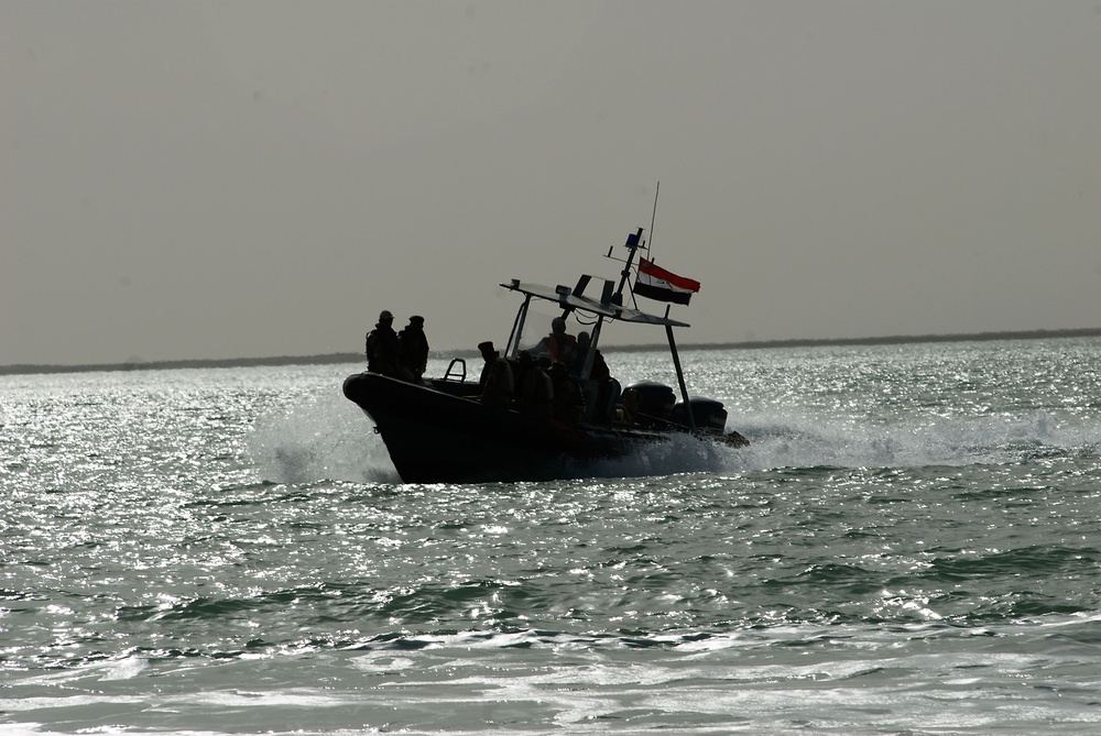 Naval school at Umm Qasr in Basra