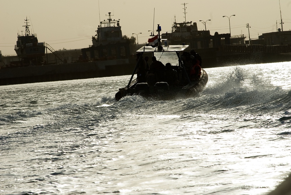 Naval school at Umm Qasr in Basra