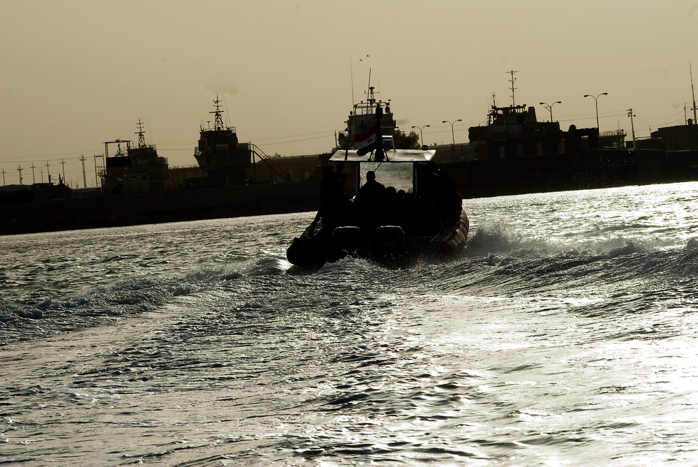 Naval school at Umm Qasr in Basra