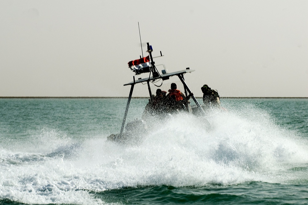 Naval school at Umm Qasr in Basra