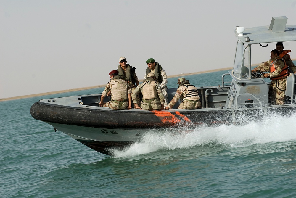 Naval school at Umm Qasr in Basra