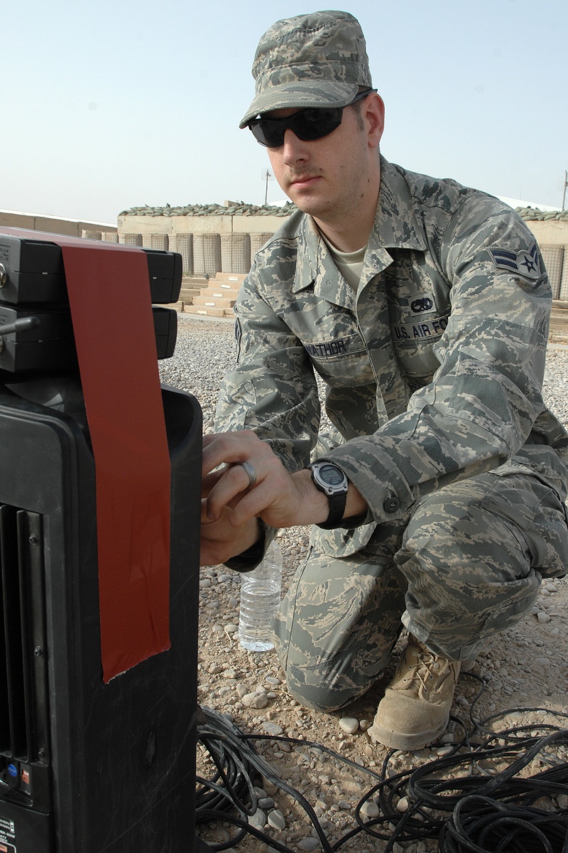 Airmen at Kirkuk Regional Air Base