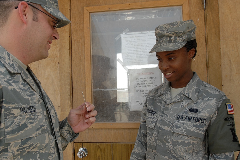 Airmen at Kirkuk Regional Air Base