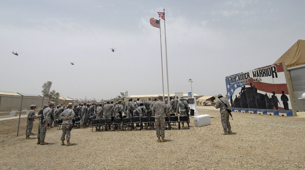 Memorial Day Service at Camp Adder, Iraq