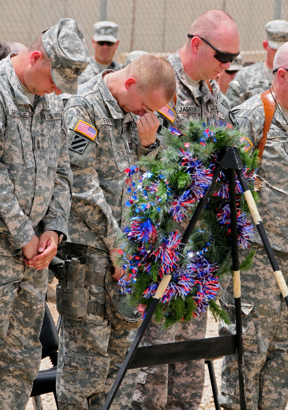 Memorial Day Service at Camp Adder, Iraq