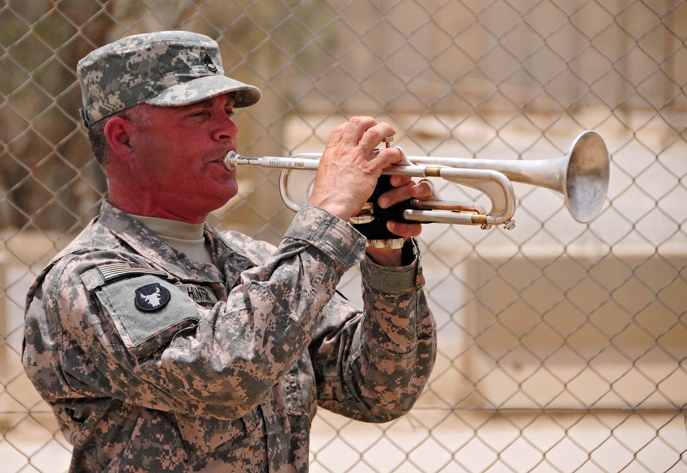 Memorial Day Service at Camp Adder, Iraq