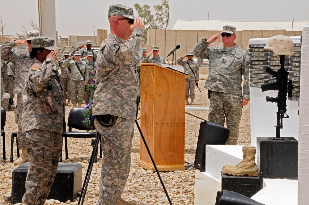 Memorial Day Service at Camp Adder, Iraq