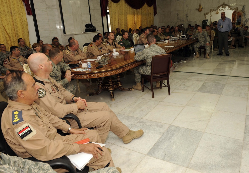 Coalition Air Force Training Team  host first joint Commanders' Conference