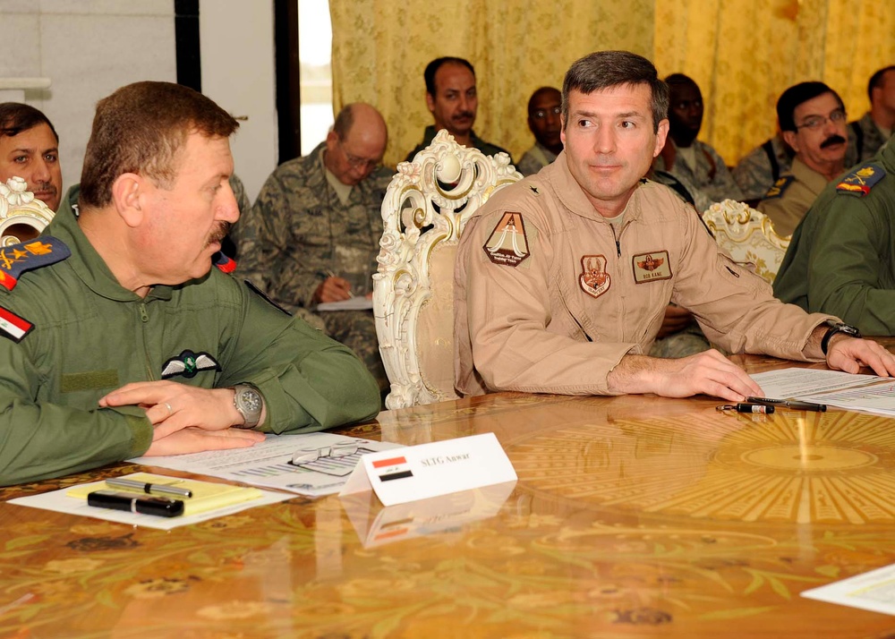 Coalition Air Force Training Team  host first joint Commanders' Conference