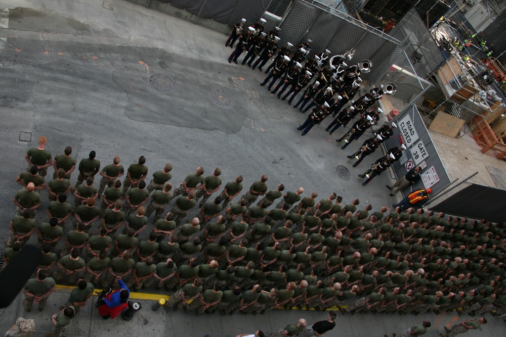 24th Marine Expeditionary Unit Participates in Ground Zero Ceremony at New York