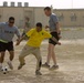 Soccer game Iraqi Army Vs. U.S. Army in , Kirkuk, Iraq