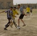 Soccer game Iraqi Army Vs. U.S. Army in , Kirkuk, Iraq
